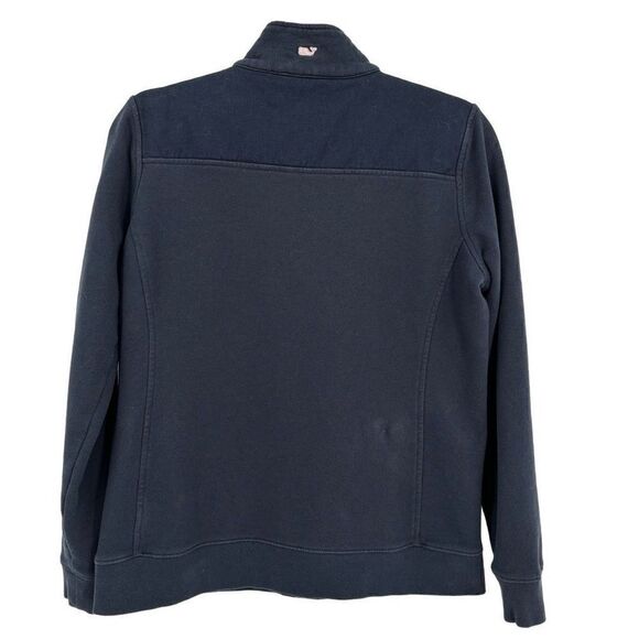Vineyard Vines 1/4 Zip Pullover Sweatshirt Blue Small - Picture 6 of 7